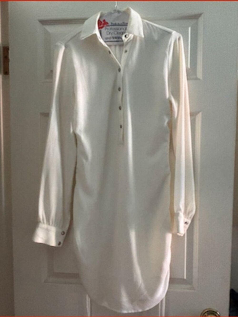 Superdown Cream Shirt Dress